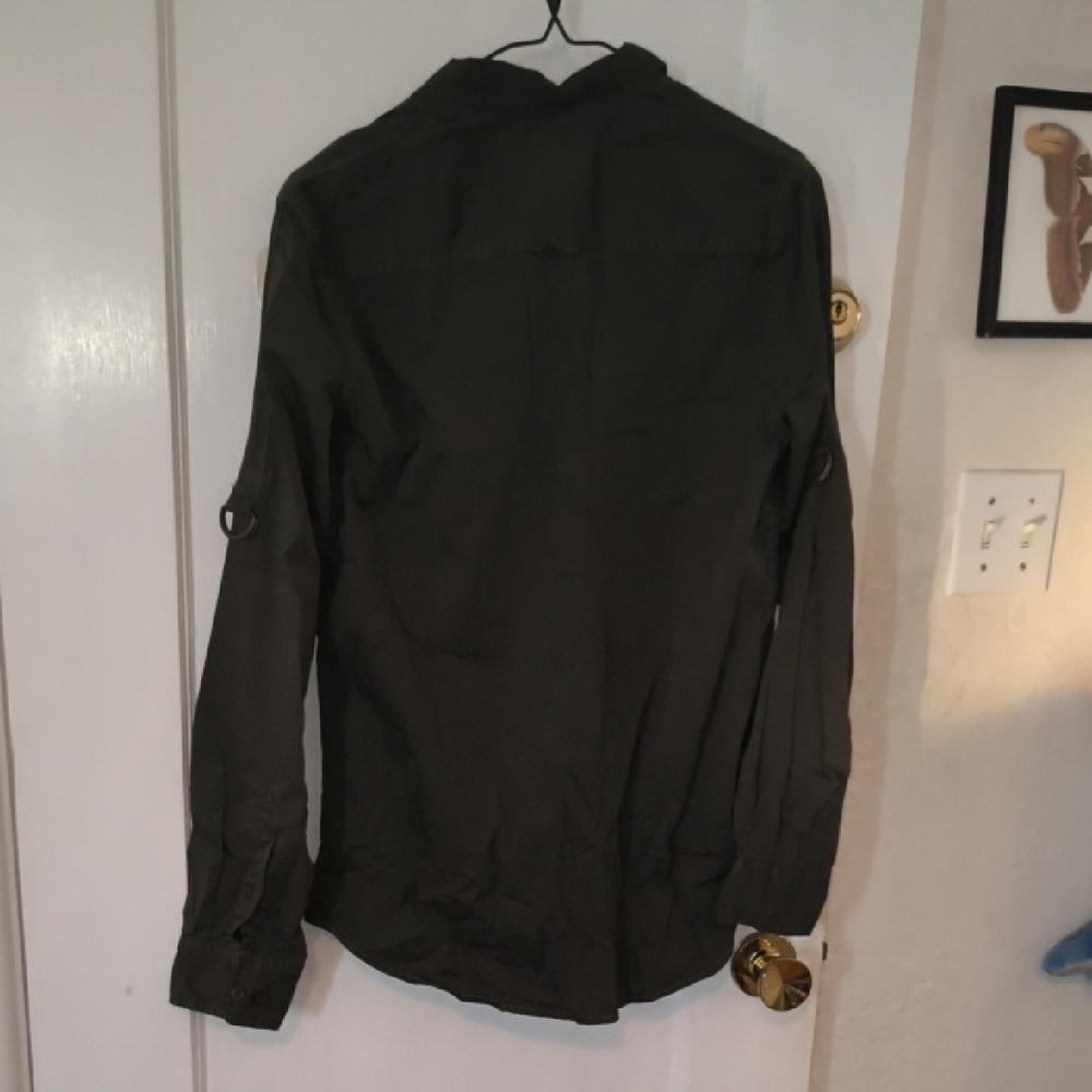 NWT The Roadster Life Co. | Men's Olive Casual Button Down Shirt - Picture 8 of 8